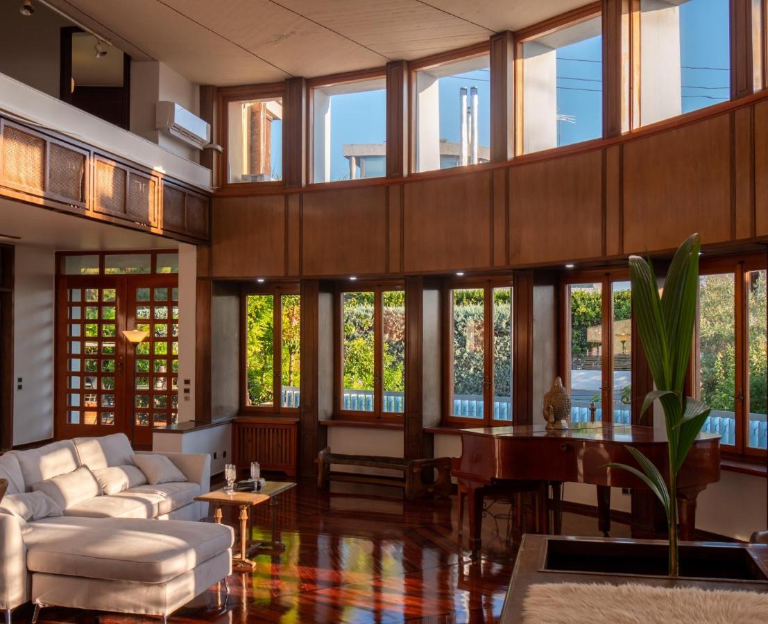 אתונה Villa Zoe Seaside Unique Villa Voula מראה חיצוני תמונה